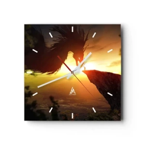 Nástěnné hodiny - Přemožitel draka - 30x30 cm