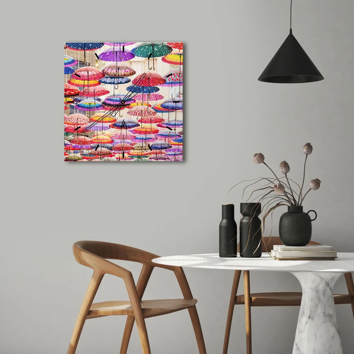 Nástěnné hodiny - Městská louka - 30x30 cm