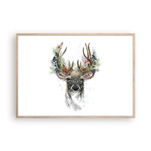 Plakát v rámu světlý dub - Ve slavnostním rouchu - 100x70 cm