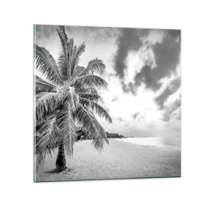 Obraz na skle - Když toužíš po samotě…. - 30x30 cm