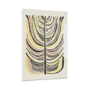 Obraz na skle - Abstrakce plná života - 50x70 cm