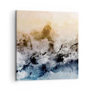 Obraz na plátně - Ponořené do mračna mlhy - 50x50 cm