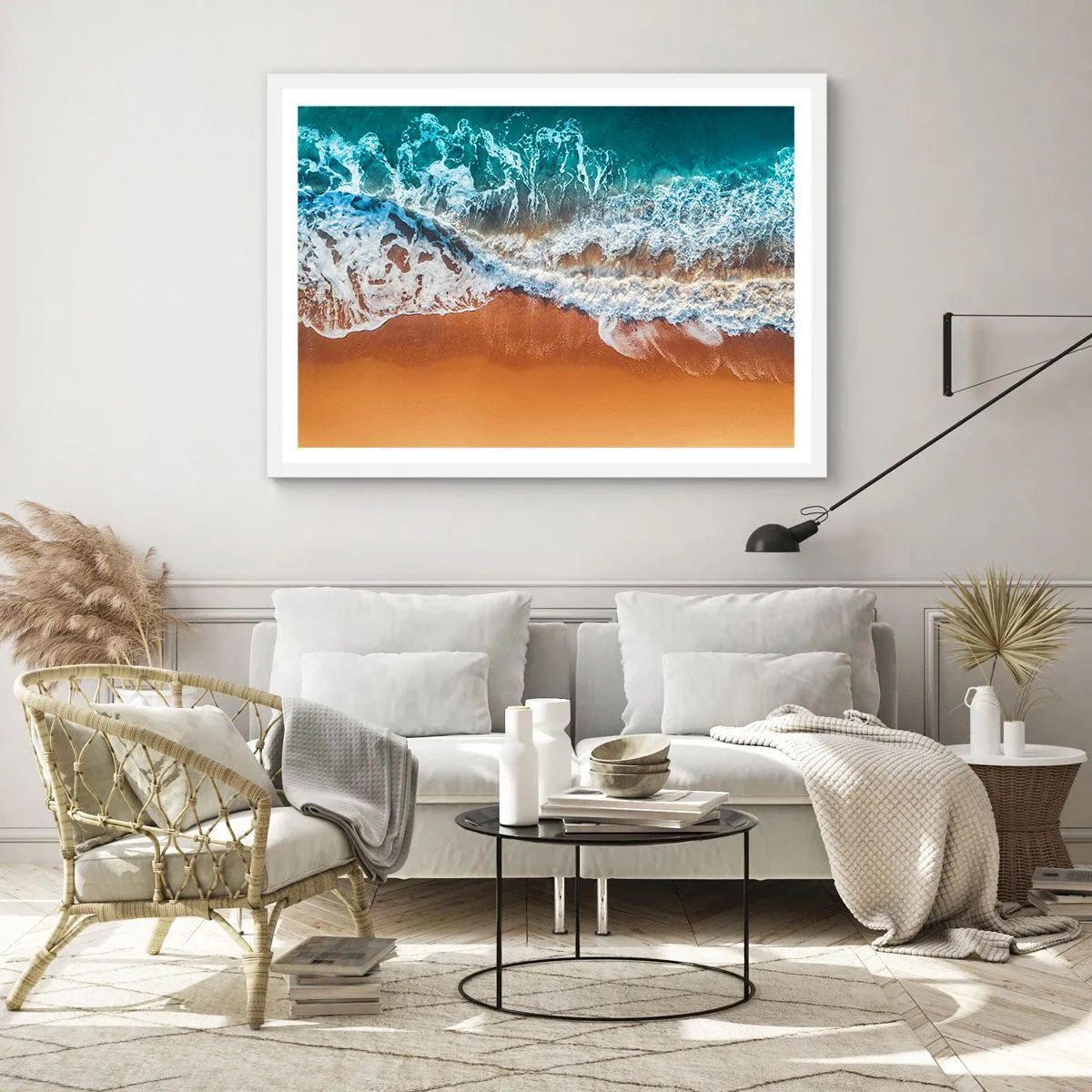 Plakát v bílém rámu - Vždy pár - 100x70 cm