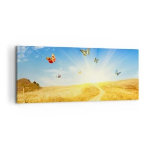 Obraz na plátně - Jak nemilovat léto? - 100x40 cm