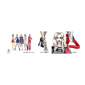 Fototapeta Vzorek Standard Eco - Every week Fashion Week - Žena, Móda, Modelka - 100x30 cm