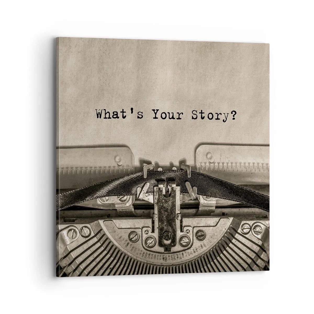 Obraz na plátně - Pověz mi - 70x70 cm