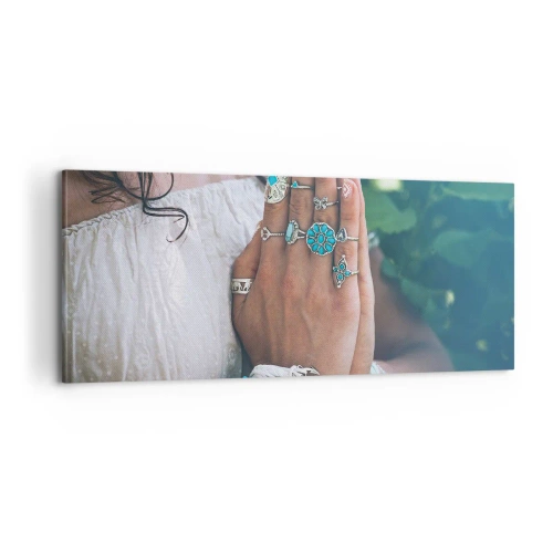 Obraz na plátně - Vítejte v centru bytí - 100x40 cm