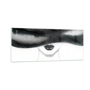 Obraz na skle - Smyslná záhada - 100x40 cm