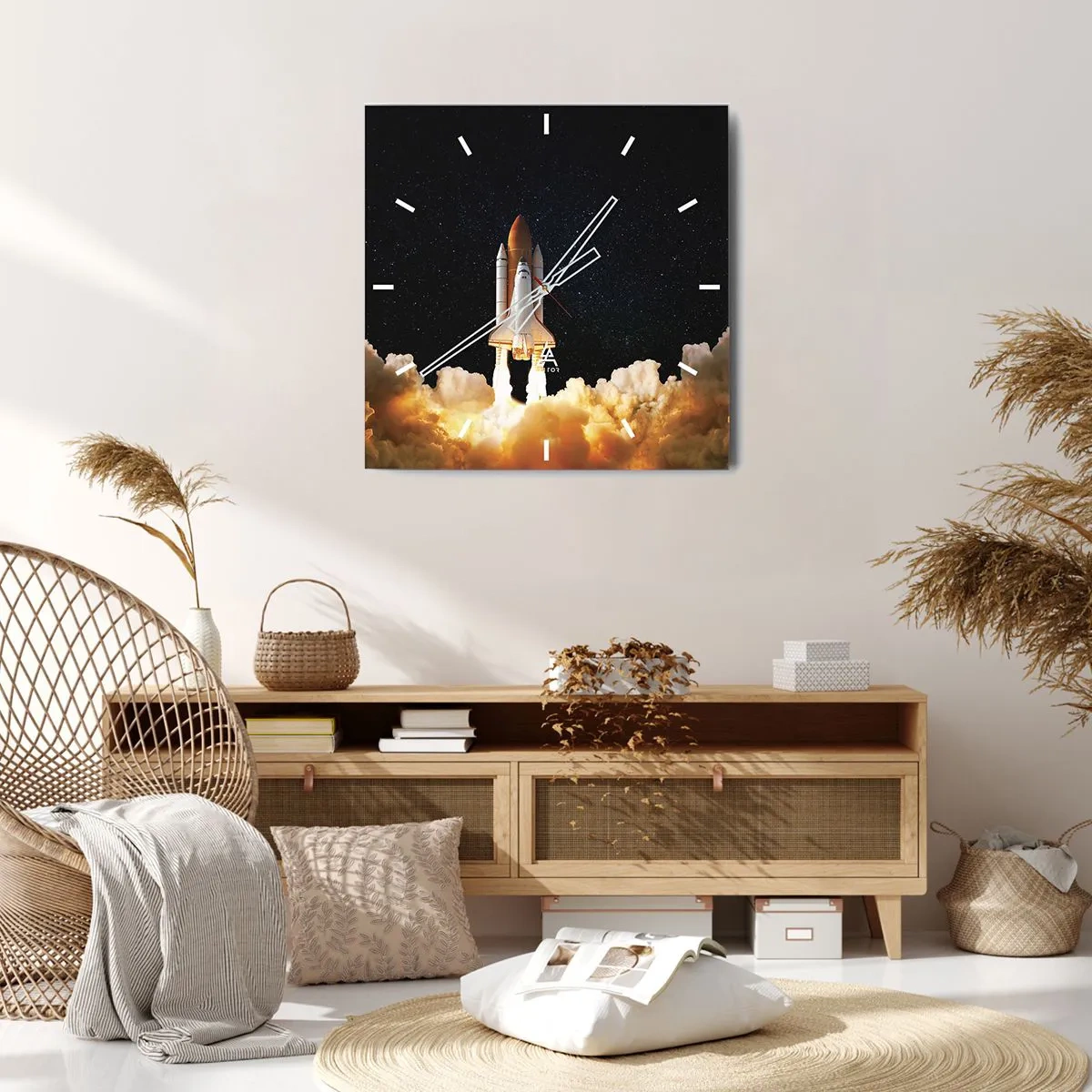Nástěnné hodiny - Ad astra! - 40x40 cm
