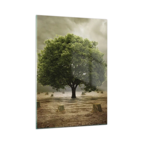 Obraz na skle - Celá naděje - 50x70 cm