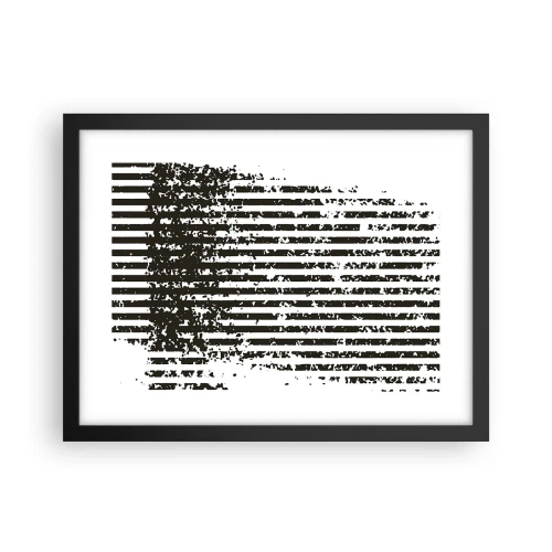 Plakát v černém rámu - Rytmus a šum - 40x30 cm
