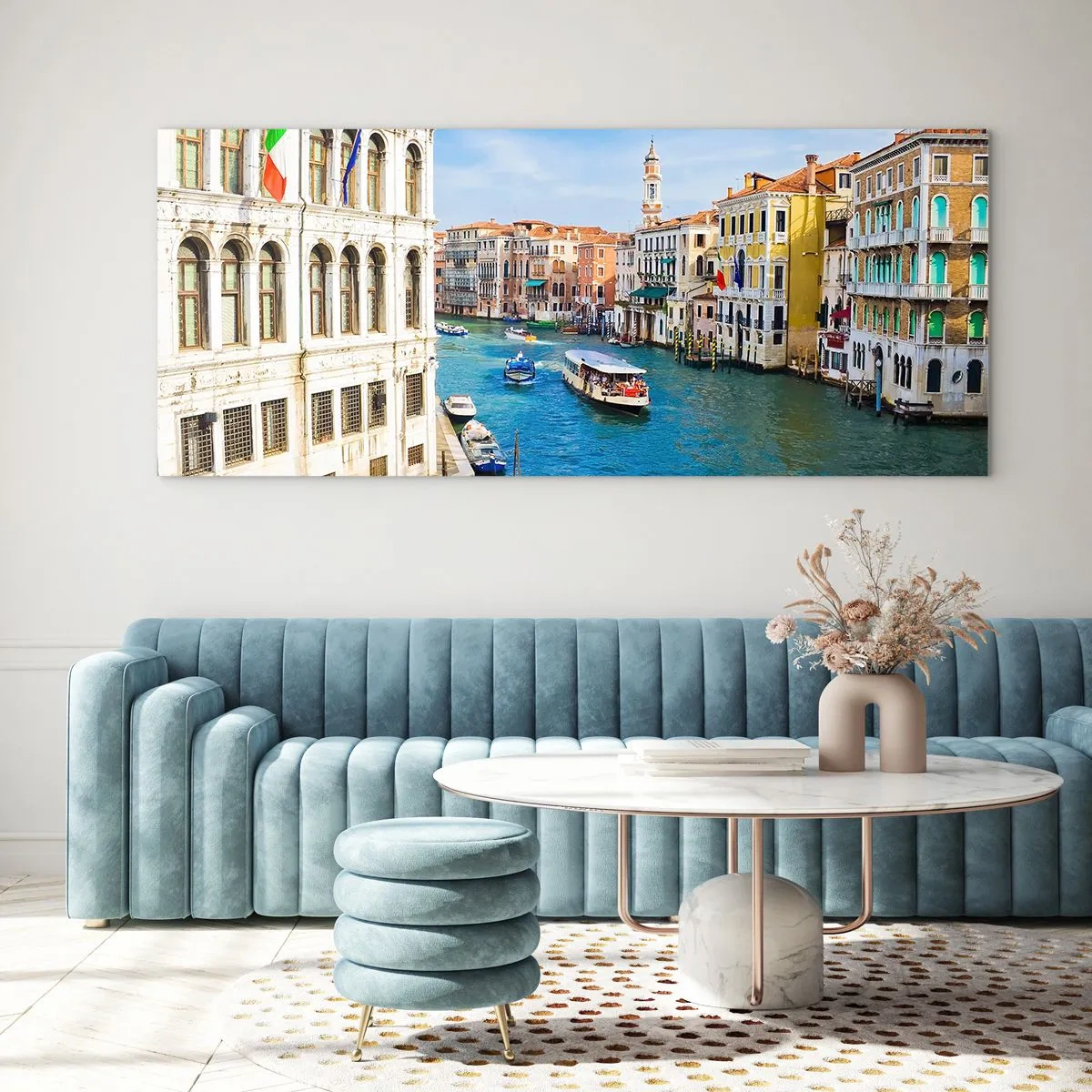 Obraz na skle - Doprava jediná na světě - 160x50 cm