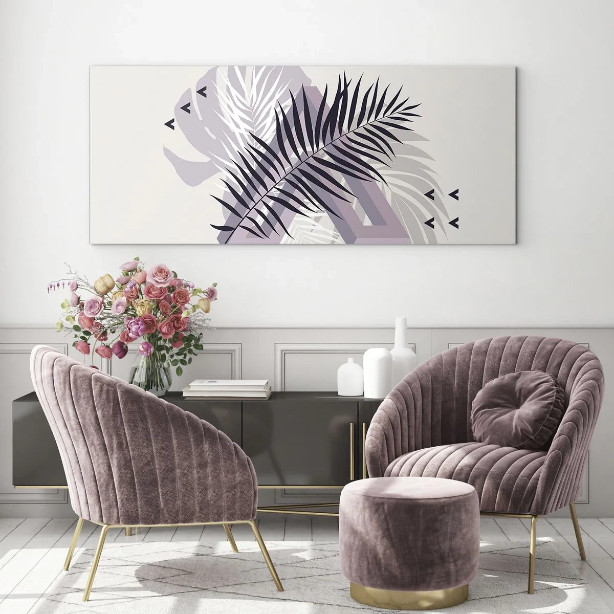 Obraz na skle - Stín stínu - 160x50 cm