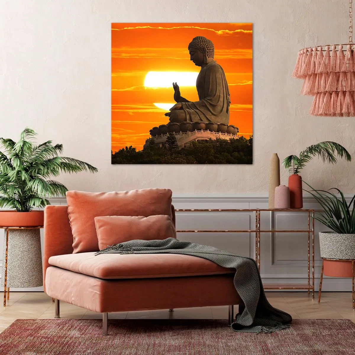 Obraz na plátně - Bez strachu ze světa - 70x70 cm