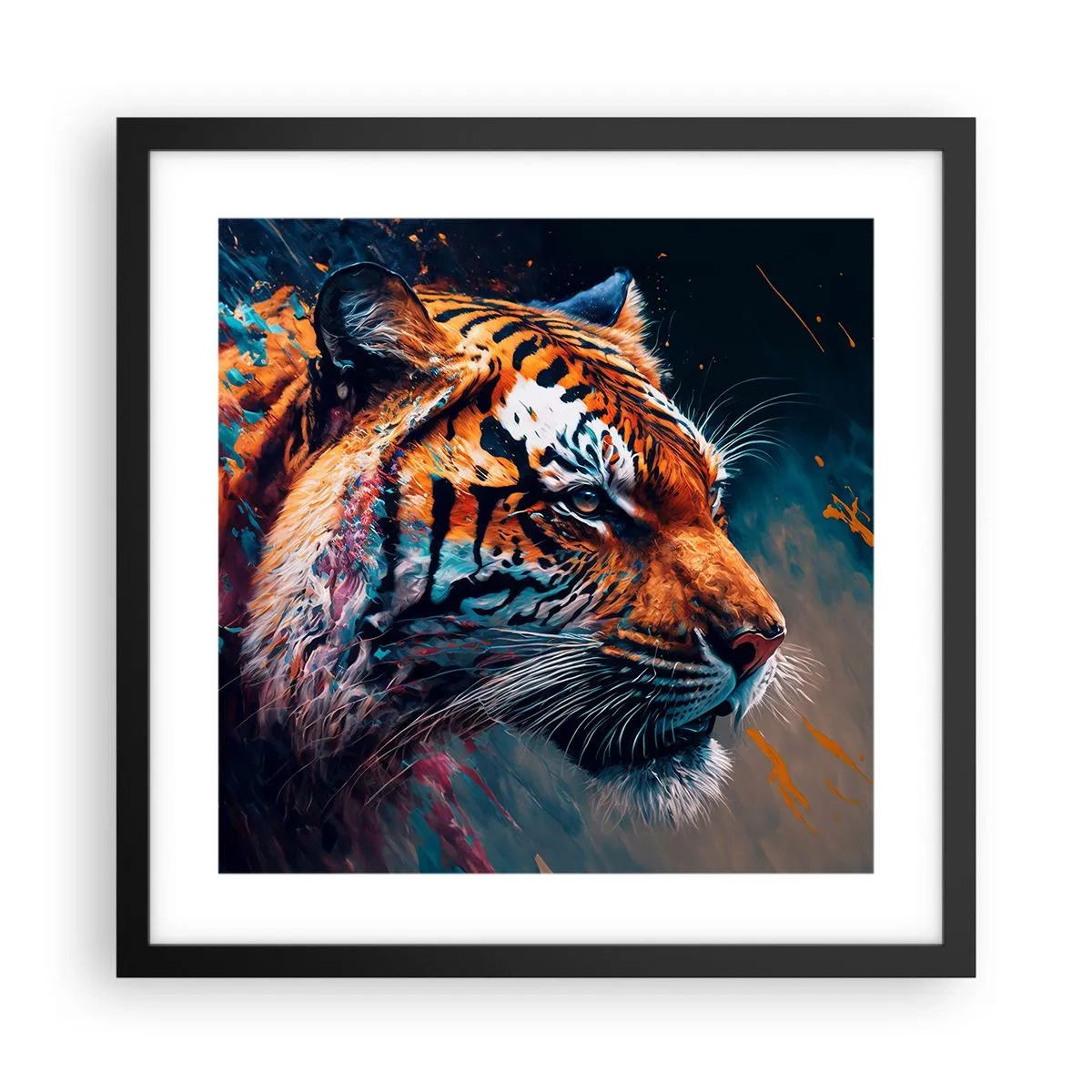 Plakát v černém rámu - Divoká krása - 40x40 cm