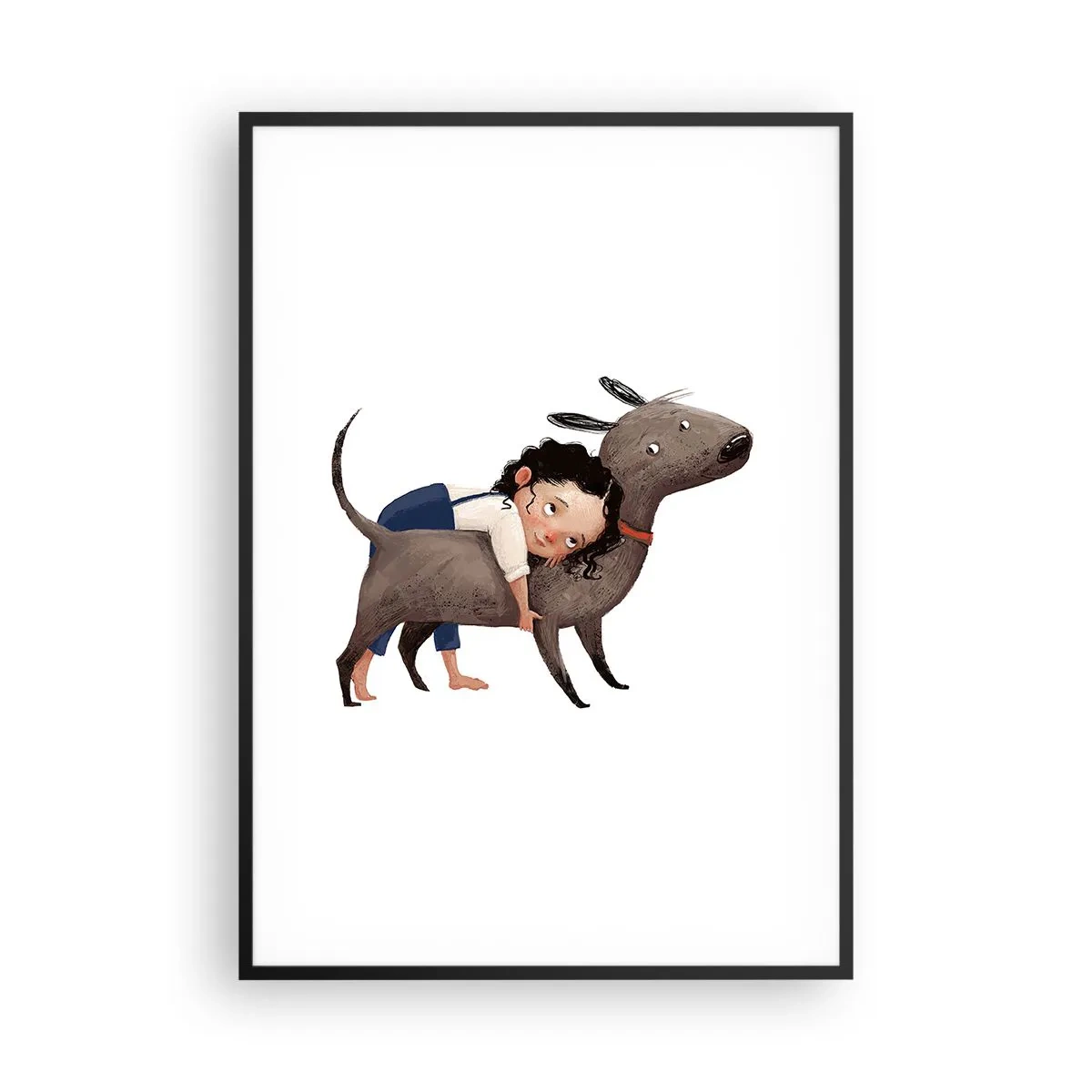 Plakát v černém rámu - Nejlepší přátelé - 70x100 cm