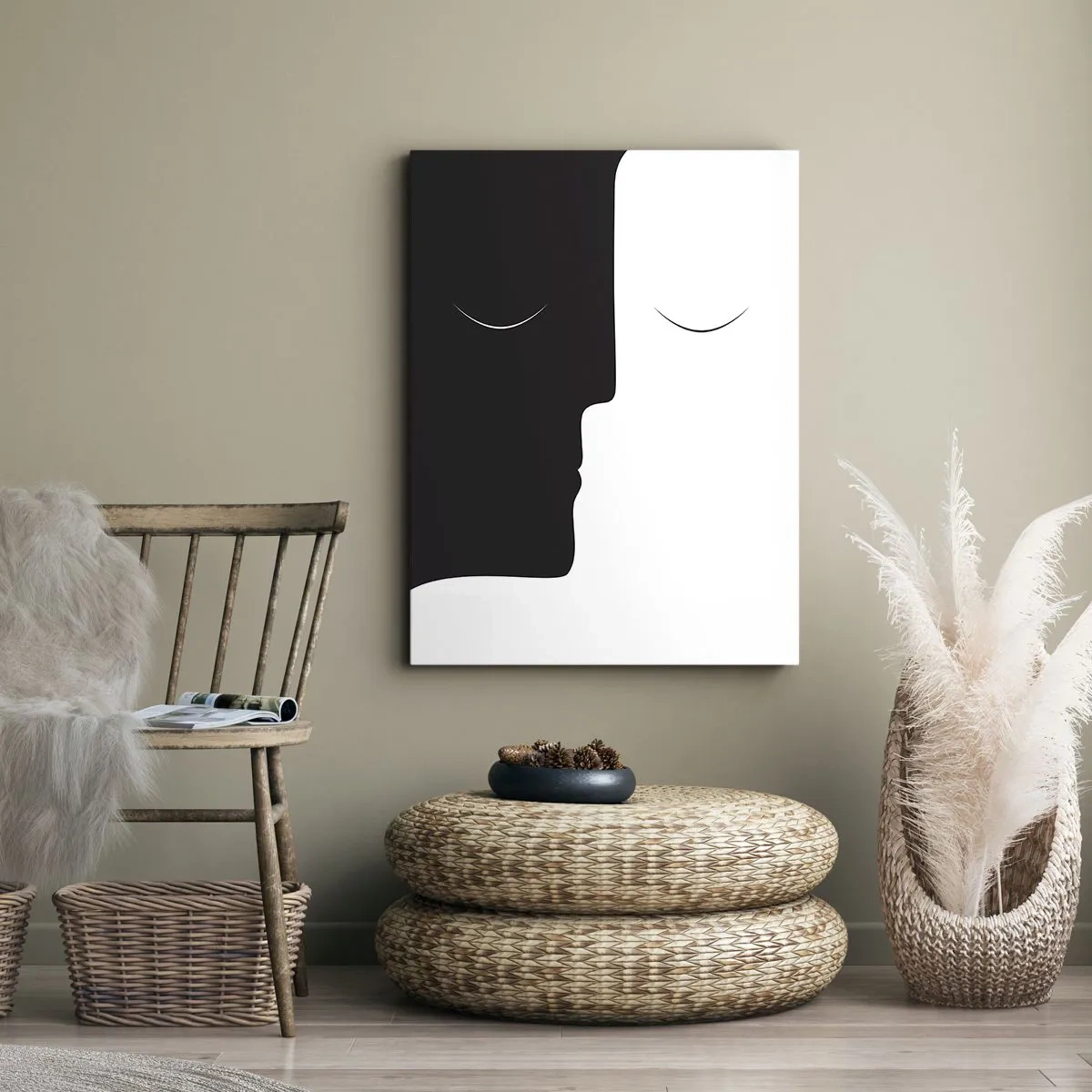 Obraz na plátně - Jednota protikladů - 50x70 cm