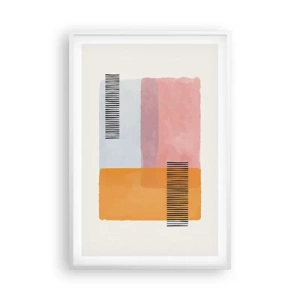 Plakát v bílém rámu - Z rohu do rohu - 61x91 cm