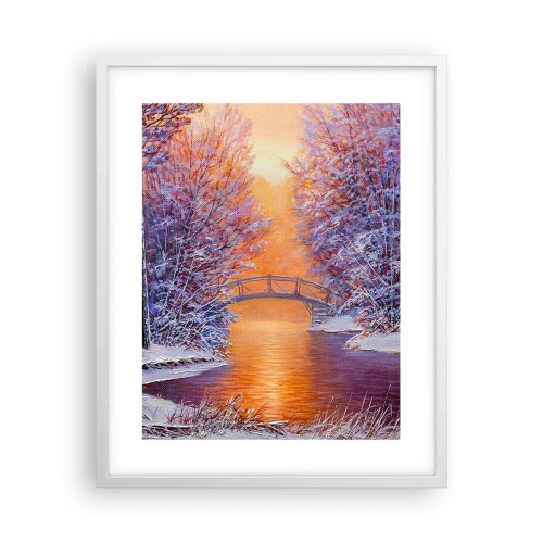 Plakát v bílém rámu - Sejdeme se zde - 40x50 cm