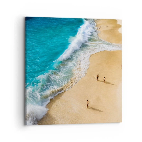 Obraz na plátně - A pak slunce, pláž… - 70x70 cm