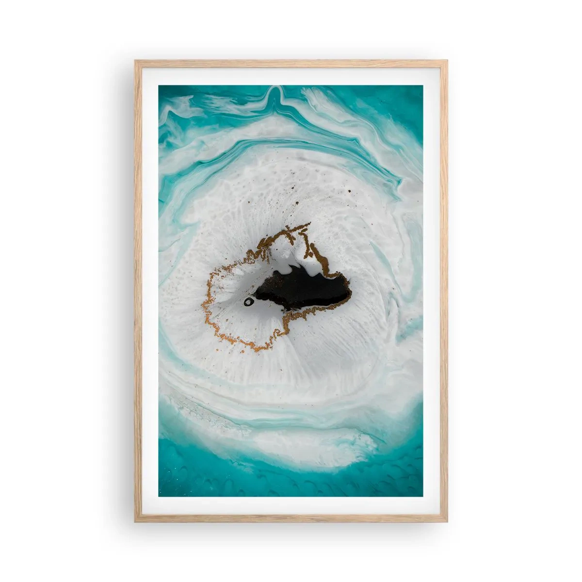 Plakát v rámu světlý dub - Proniknout dovnitř - 61x91 cm