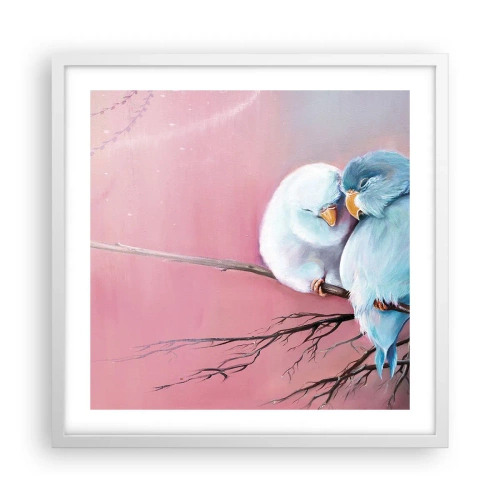 Plakát v bílém rámu - Co k tomu dodat?… - 50x50 cm