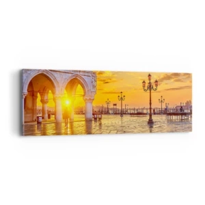 Obraz na plátně - Kde jsou všichni? - 90x30 cm