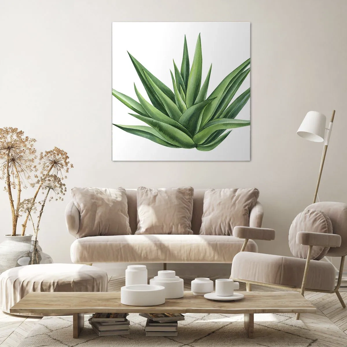 Obraz na plátně - Zelená – síla – život - 40x40 cm