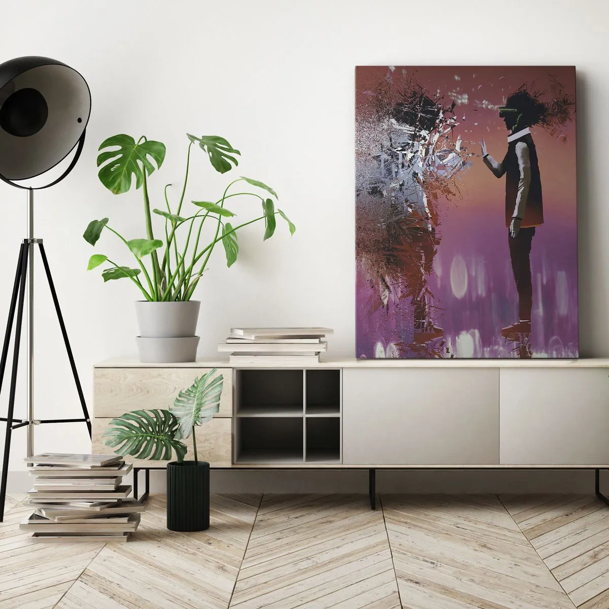 Obraz na plátně - Lze nahlédnut do sebe? - 50x70 cm