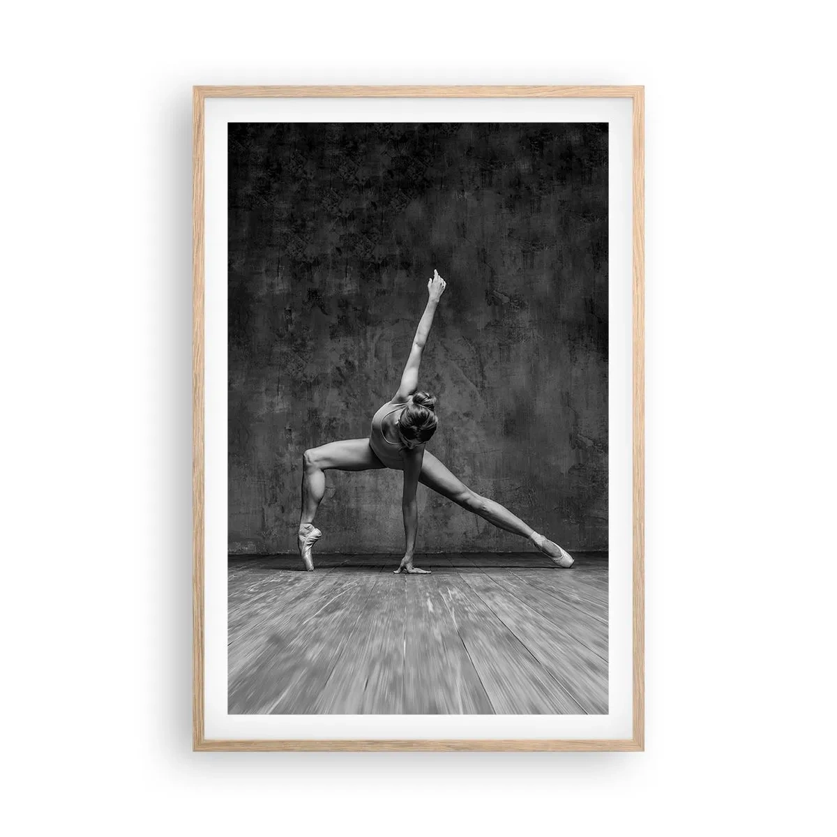 Plakát v rámu světlý dub - Ideál rovnováhy - 61x91 cm