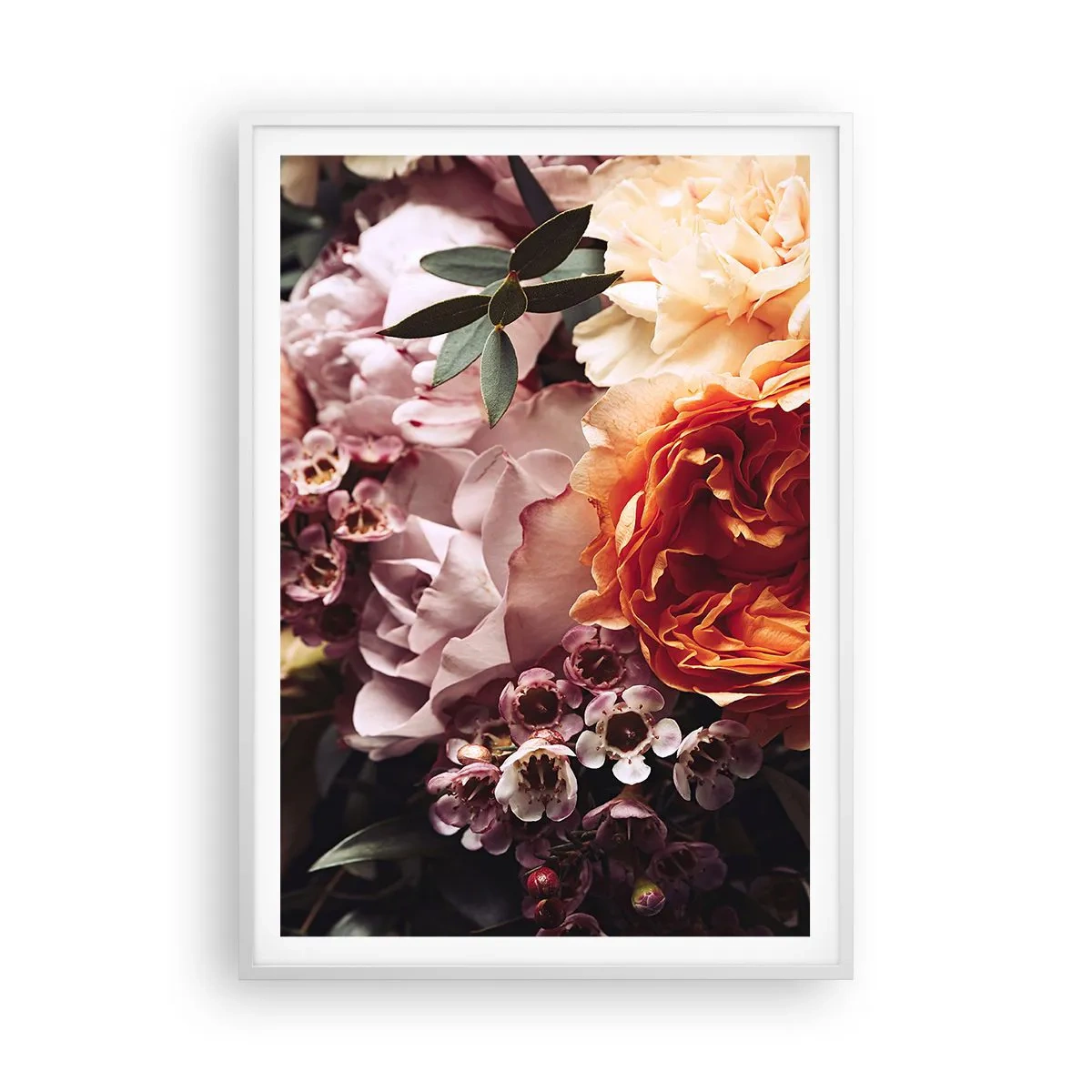 Plakát v bílém rámu - Zabalené do krásy - 70x100 cm