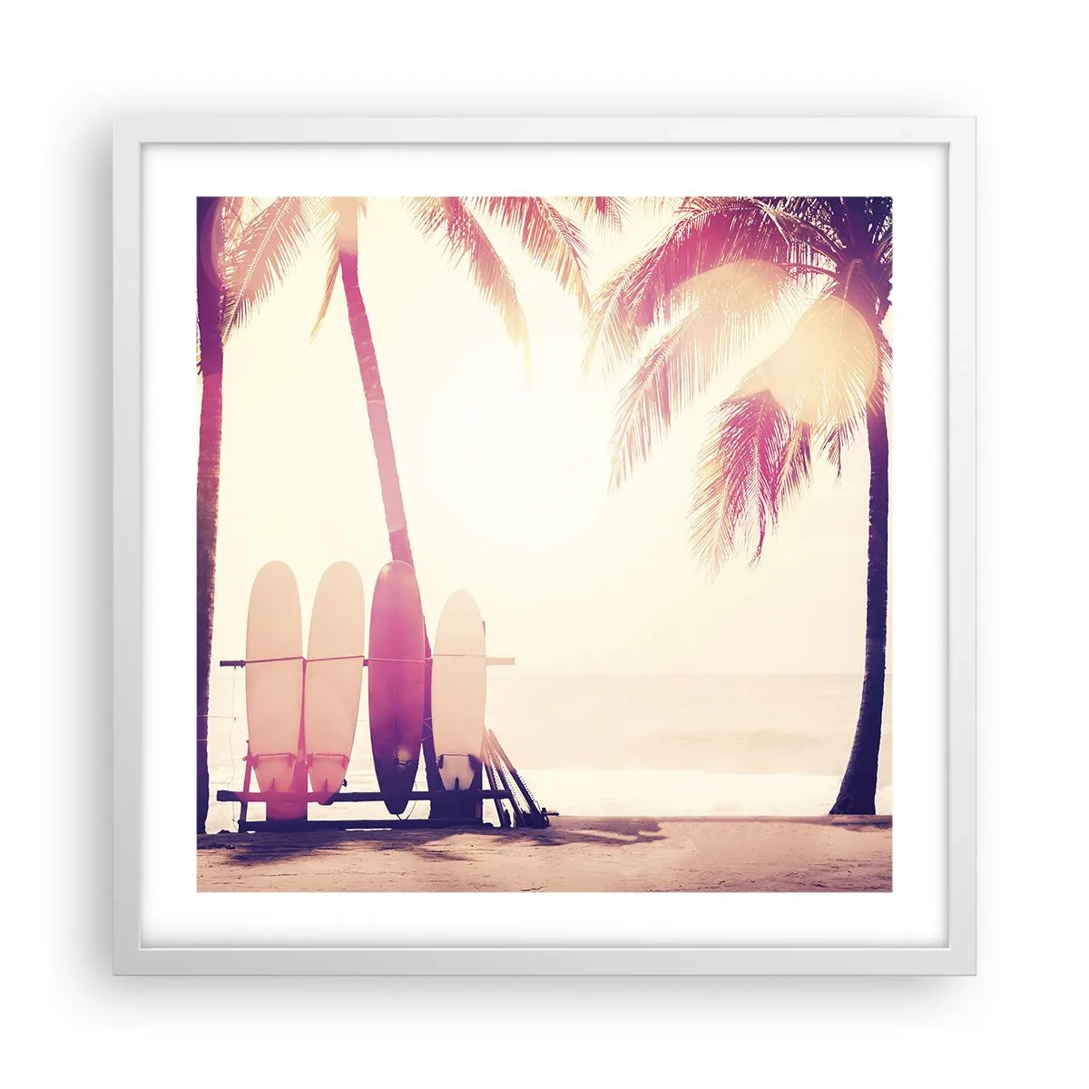 Plakát v bílém rámu - Bude to skvělý den - 50x50 cm