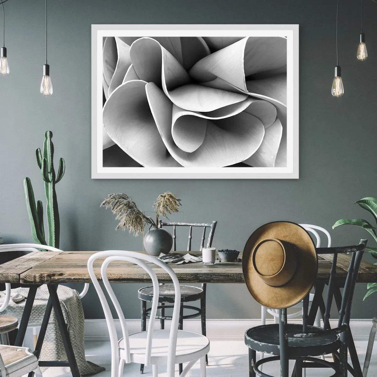 Plakát v bílém rámu - Děje se ve vesmíru - 100x70 cm