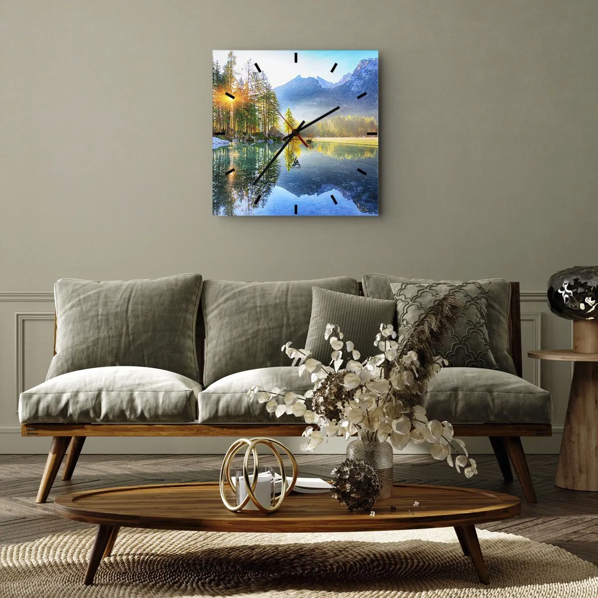 Nástěnné hodiny - Majestát a sladkost - 40x40 cm