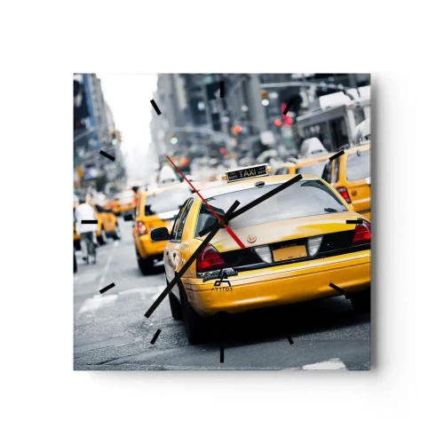 Nástěnné hodiny - Pouze v tomto městě - 30x30 cm