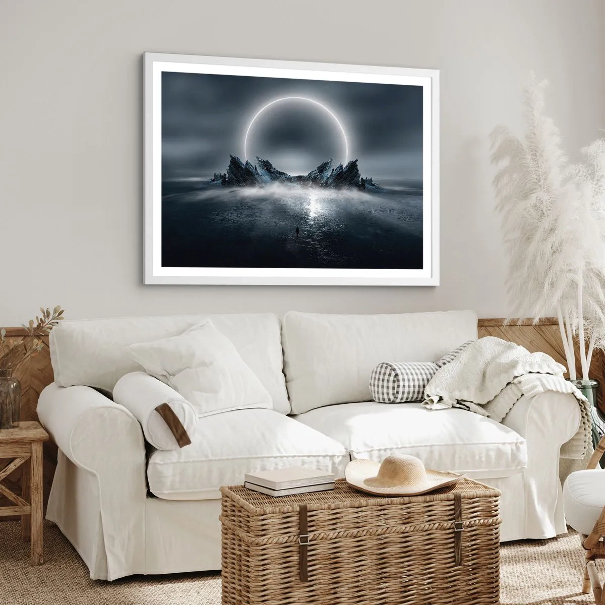 Plakát v bílém rámu - Finále příběhu - 40x30 cm