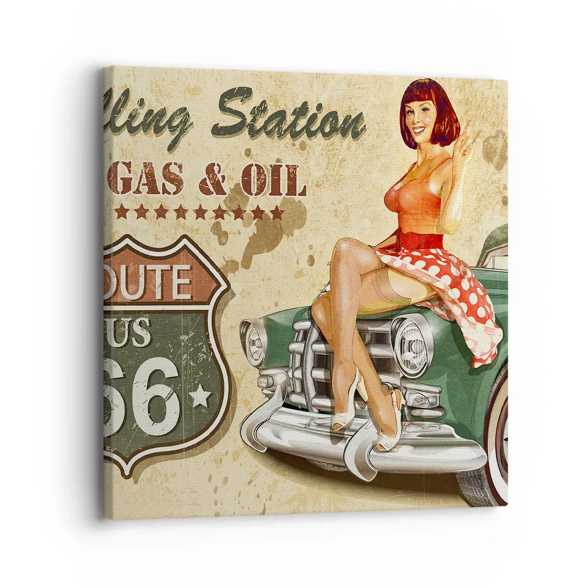 Obraz na plátně - Skvělá 40. léta - 30x30 cm