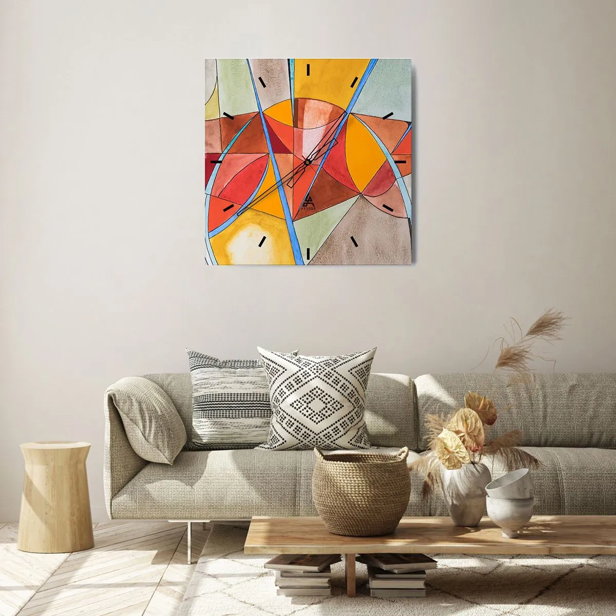 Nástěnné hodiny - Kolotoč, kolotoč snů - 30x30 cm