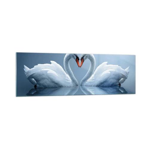 Obraz na skle - Čas na lásku - 160x50 cm