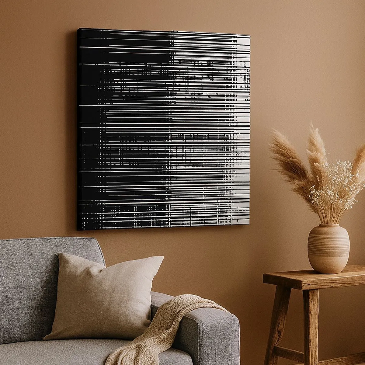 Obraz na plátně - Vlny a vibrace - 30x30 cm