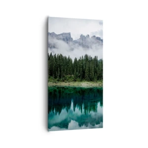 Obraz na plátně - Tiše, tiše, neprobuďme spící vodu…. - 65x120 cm