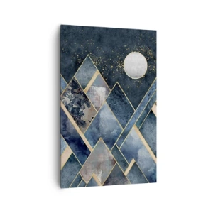 Obraz na plátně - Geometrická krajina - 80x120 cm