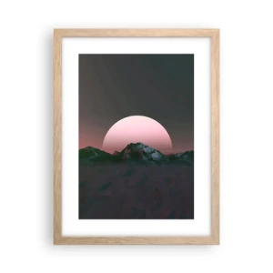 Plakát v rámu světlý dub - V sousední galaxii - 30x40 cm