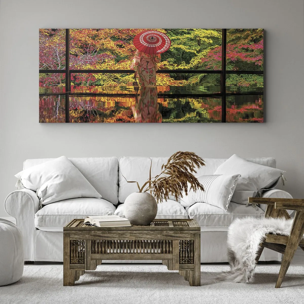 Obraz na plátně - V chrámu přírody - 160x50 cm