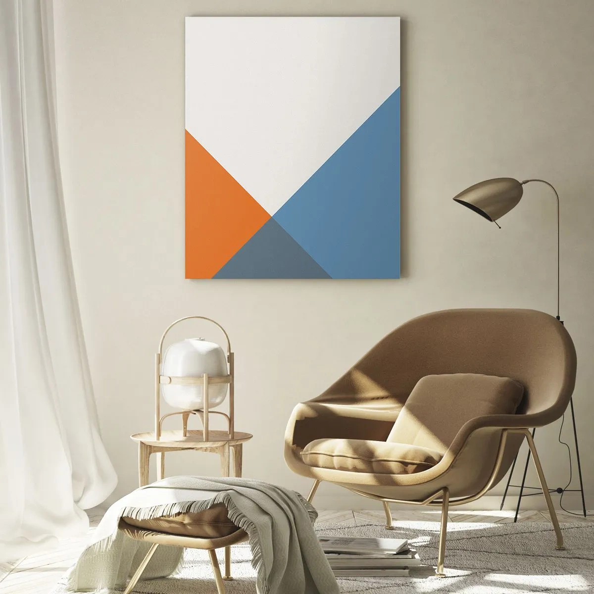 Obraz na skle - Pod úhlem… - 50x70 cm