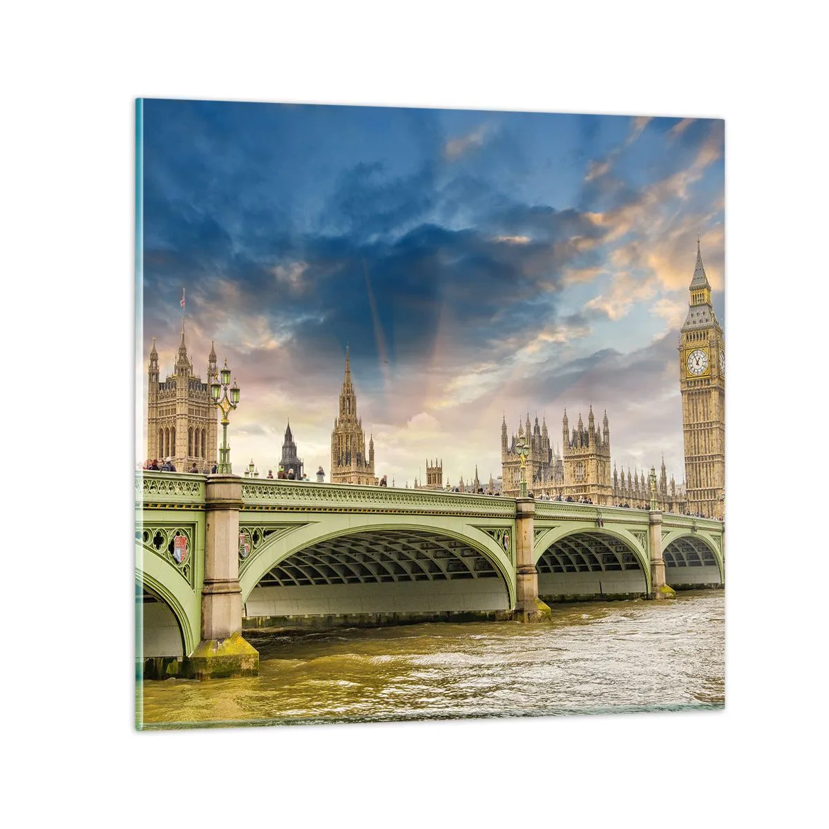 Obraz na skle - Čas se zastavil v Impériu - 30x30 cm