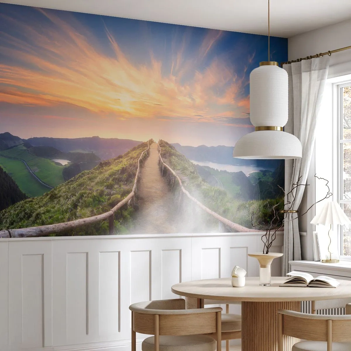 Fototapeta Premium Canvas - Blízko nebe - Horská krajina, Příroda, Západ slunce - 100x70 cm