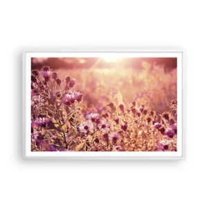 Plakát v bílém rámu - Než skončí léto - 91x61 cm