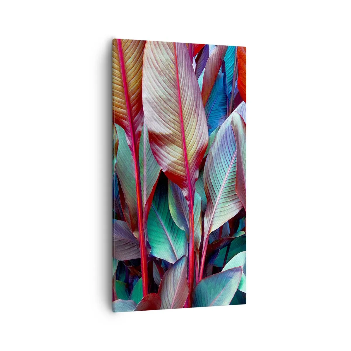 Obraz na plátně - Barevná houština - 55x100 cm