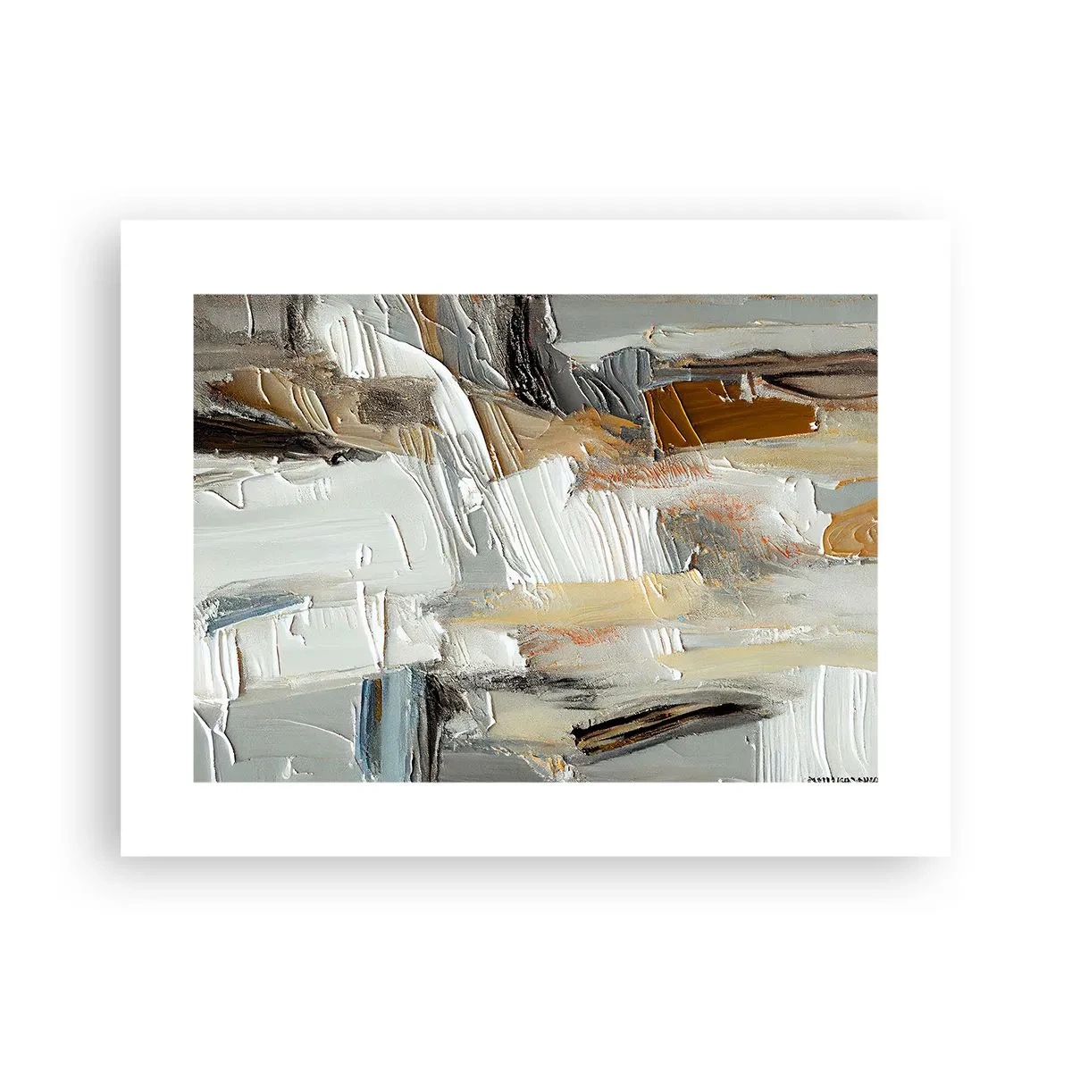 Plakát - Barevné nahromadění - 40x30 cm